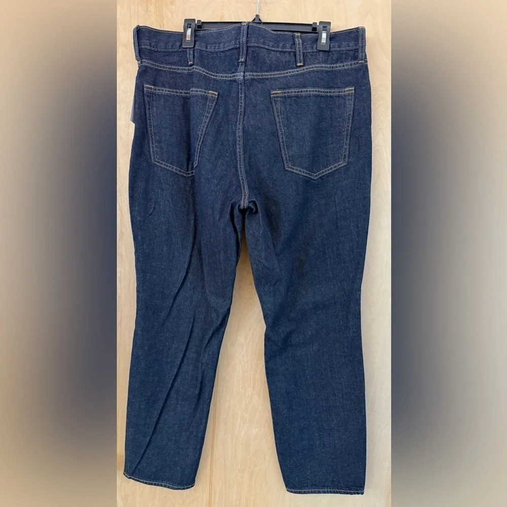 Old Navy Men's Dark Blue Slim Athletic Taper Jeans
